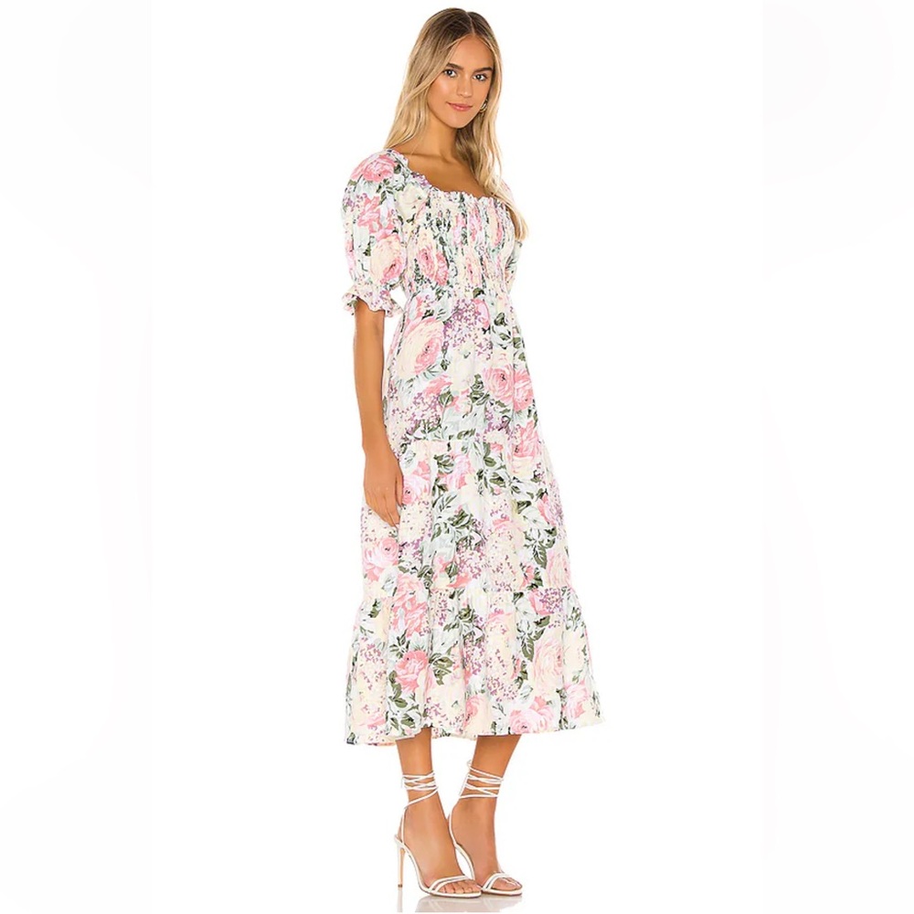 FAITHFULL THE BRAND De Christin Midi Dress Venissa Floral - Picture 8 of 15
